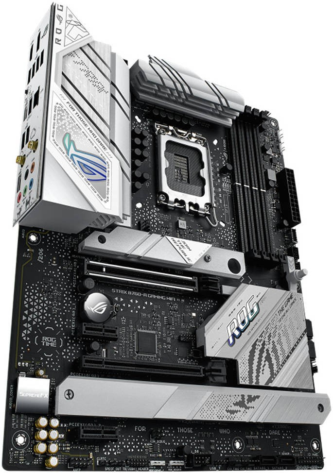 ASUS Motherboard ROG STRIX B760-A GAMING WIFI s1700 B760 4xDDR5 M.2 HDMI DP Wi-Fi BT ATX white