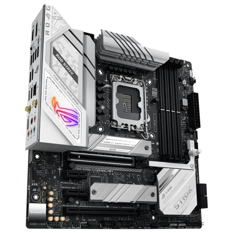 ASUS Motherboard ROG STRIX B760-G GAMING WIFI s1700 B760 4xDDR5 M.2 HDMI DP Wi-Fi BT mATX