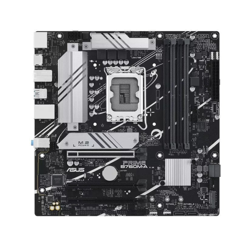 ASUS Motherboard PRIME B760M-PLUS s1700 B760 4xDDR5 M.2 HDMI DP mATX