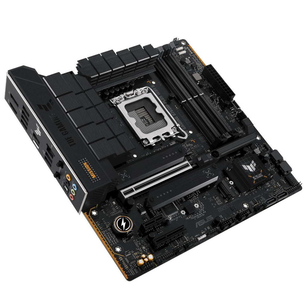 ASUS Motherboard TUF GAMING B760M-PLUS WIFI II s1700 B760 4xDDR5 M.2 HDMI DP Wi-Fi BT mATX