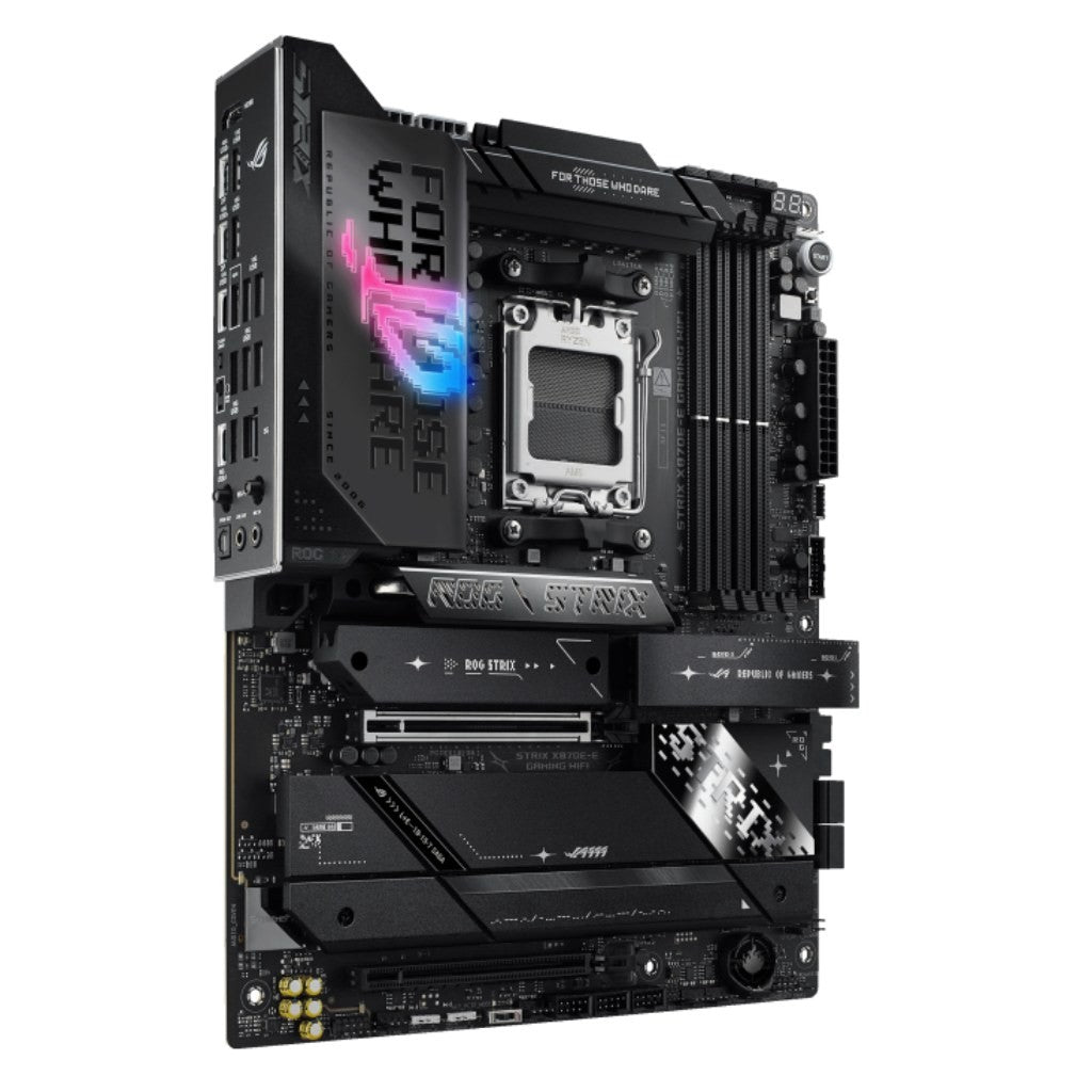 ASUS Motherboard ROG STRIX X870E-E GAMING WIFI sAM5 X870E 4xDDR5 M.2 HDMI Wi-Fi BT ATX