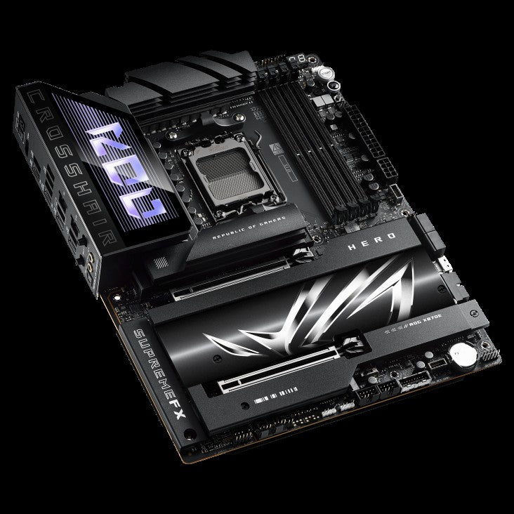 ASUS Motherboard ROG CROSSHAIR X870E HERO sAM5 X870E 4xDDR5 M.2 HDMI Wi-Fi BT ATX