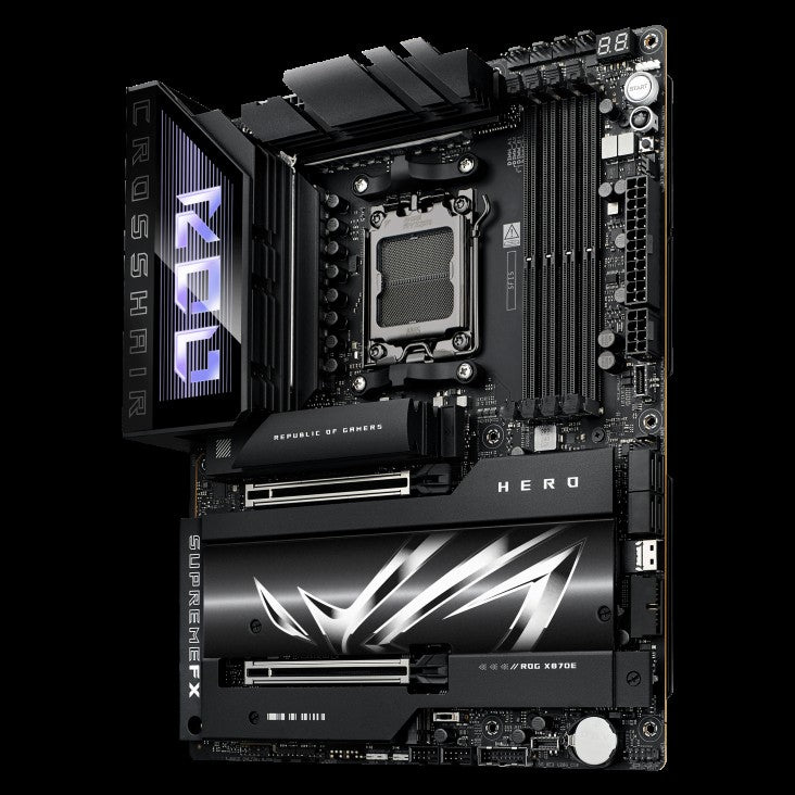 ASUS Motherboard ROG CROSSHAIR X870E HERO sAM5 X870E 4xDDR5 M.2 HDMI Wi-Fi BT ATX