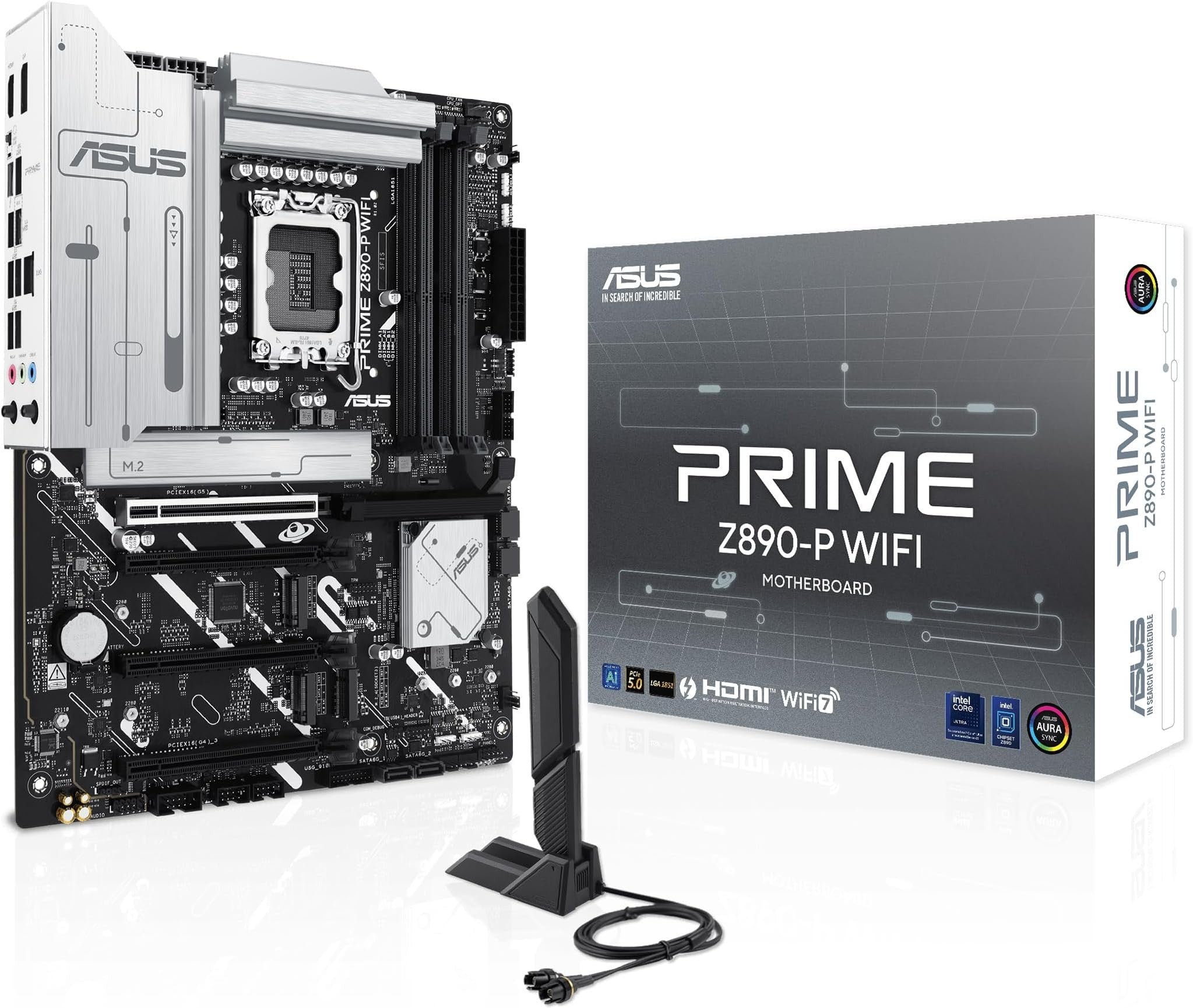 ASUS Motherboard TUF GAMING Z890-PLUS WIFI s1851 Z890 4xDDR5 M.2 DP HDMI Wi-Fi BT ATX