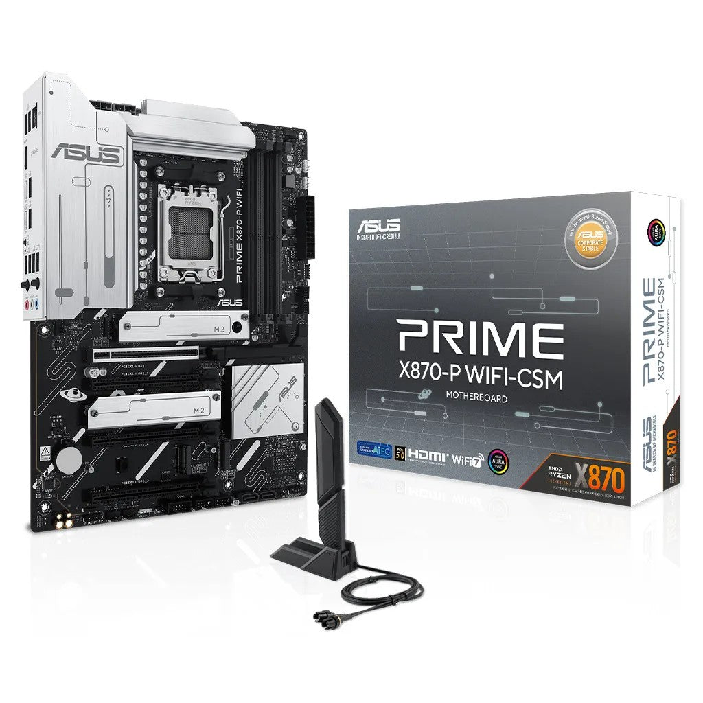 ASUS Motherboard PRIME X870-P sAM5 X870 4xDDR5 M.2 HDMI ATX