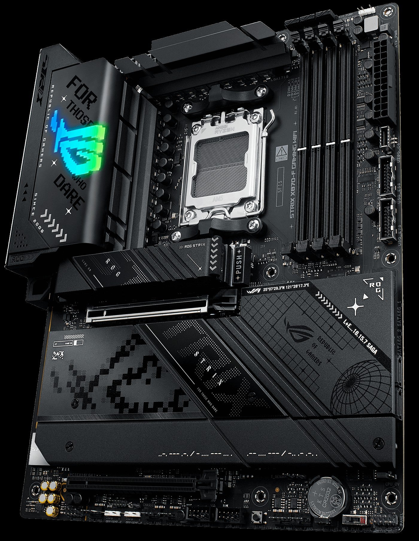 ASUS Motherboard ROG STRIX X870-I GAMING WIFI sAM5 X870 2xDDR5 M.2 HDMI WiFi BT mITX