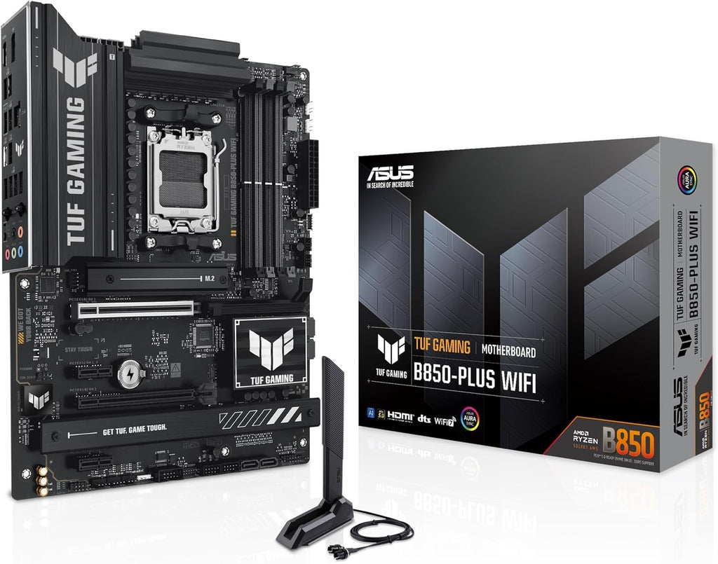 ASUS Motherboard TUF GAMING B850M-PLUS sAM5 B850 4xDDR5 M.2 HDMI DP mATX