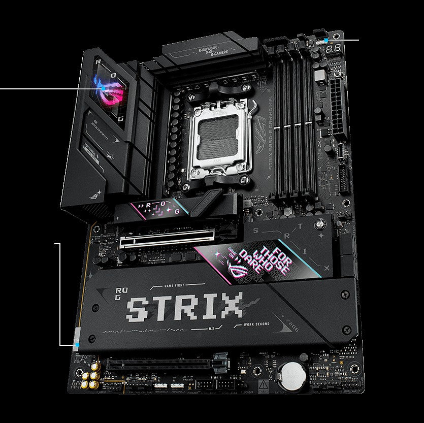 ASUS Motherboard ROG STRIX B850-A GAMING WIFI sAM5 B850 4xDDR5 M.2 HDMI DP WiFi BT ATX