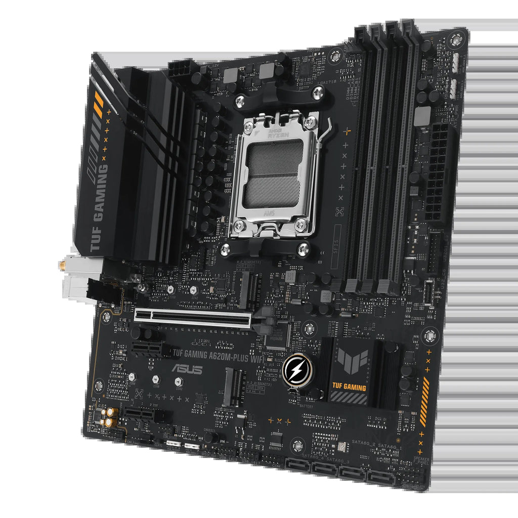 ASUS Motherboard A620M-F GAMING WIFI sAM5 A620 2xDDR5 HDMI Wi-Fi BT