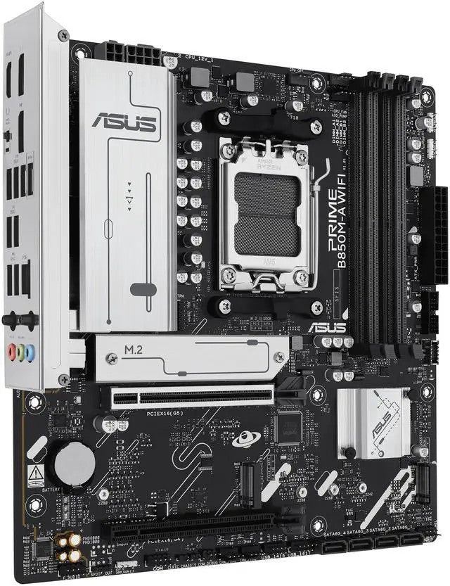 ASUS Motherboard PRIME B850M-A-CSM sAM5 B850 4xDDR5 M.2 HDMI DP mATX