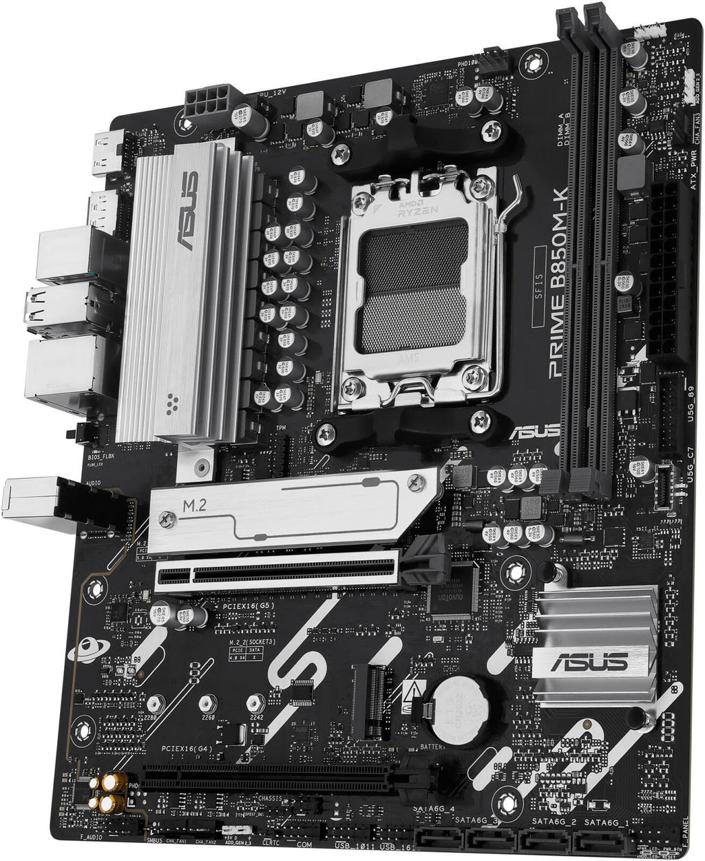 ASUS Motherboard PRIME B850M-K sAM5 B850 4xDDR5 M.2 HDMI DP mATX