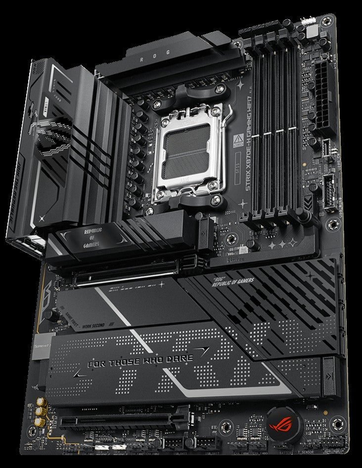 ASUS ROG STRIX X870E-H GAMING WIFI7 sAM5 X870 4xDDR5 M.2 HDMI USB Type-C Wi-Fi BT ATX
