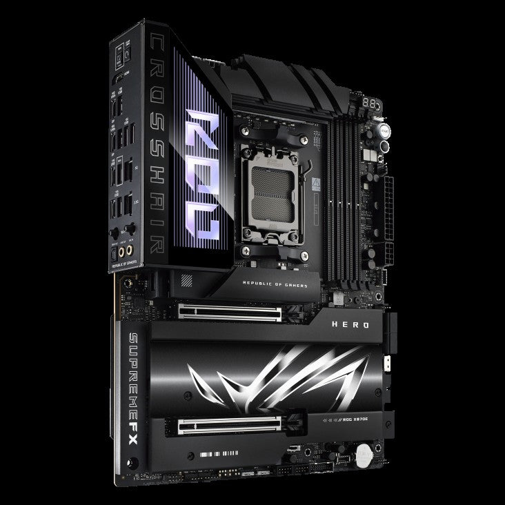 ASUS Motherboard ROG CROSSHAIR X870E HERO BTF sAM5 X870E 4xDDR5 M.2 HDMI Wi-Fi BT ATX