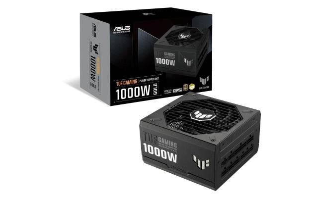 ASUS TUF GAMING (1000W), >90%, 80+ Gold, 135mm, 1xMB 24pin(20+4), 2xCPU 8pin(4+4), 4xMolex, 5xSATA, 4xPCIe 8pin(6+2), TUF-GAMING-1000