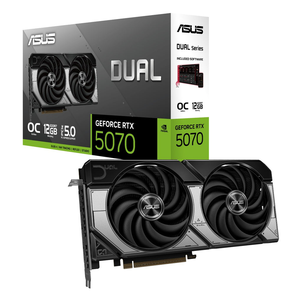 ASUS GeForce RTX 5070 12GB GDDR7 OC DUAL-RTX5070-O12G