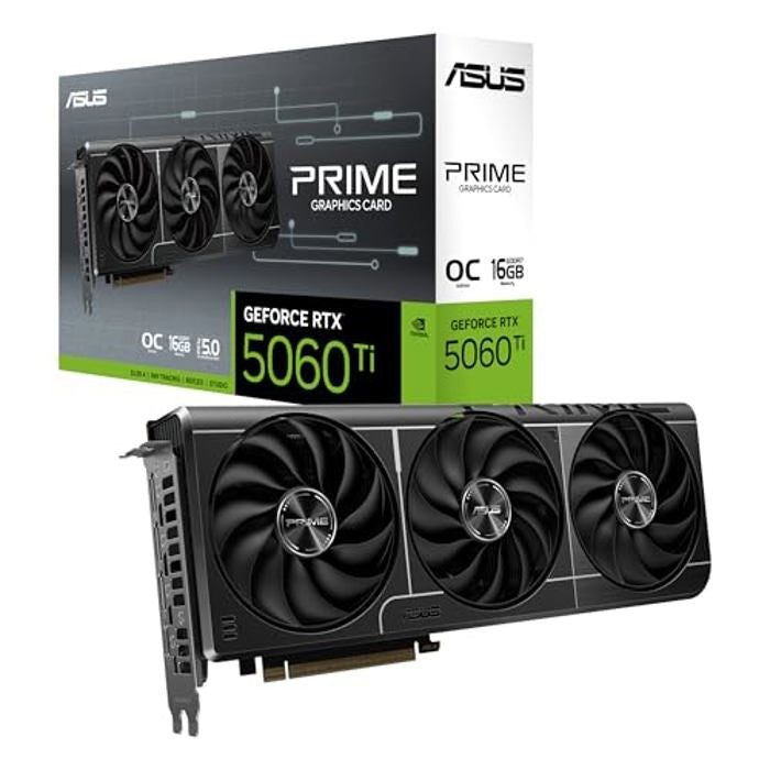 ASUS Graphic Card GeForce RTX 5060 Ti 8GB GDDR7 OC DUAL-RTX5060TI-O8G
