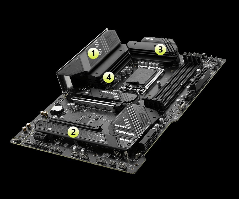 Motherboard MSI MAG B760 TOMAHAWK WIFI s1700 B760 4xDDR5 HDMI DP WiFi BT ATX