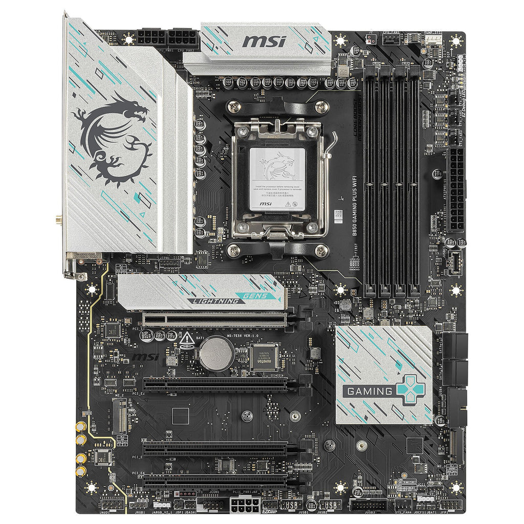MSI Motherboard B850 GAMING PLUS WIFI sAM5 B850 4xDDR5 M.2 DP WiFi BT ATX