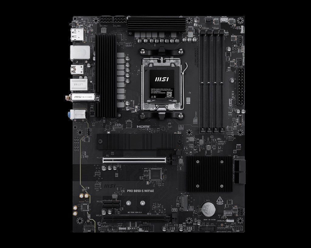 MSI Motherboard PRO B850-P WIFI sAM5 B850 4xDDR5 M.2 HDMI WiFi BT ATX