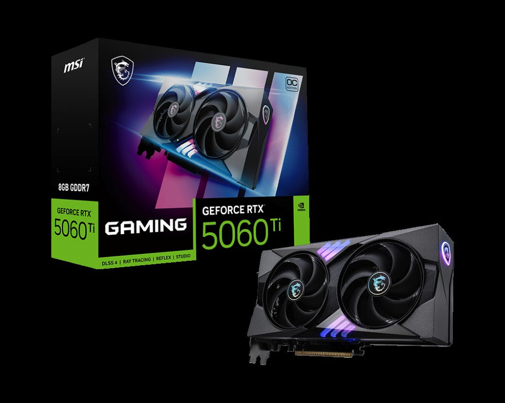 MSI Graphic card GeForce RTX 5060 Ti 16GB GDDR7 GAMING OC