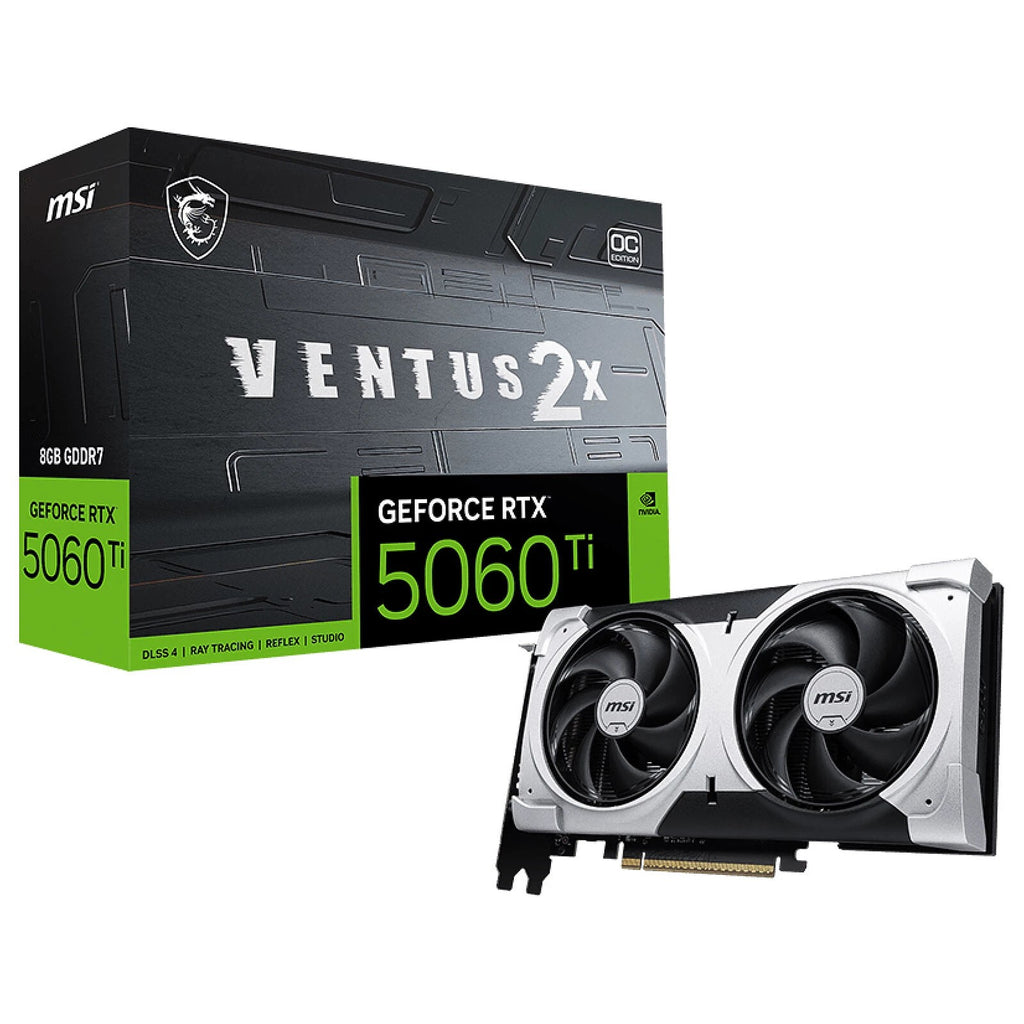 MSI Graphic card GeForce RTX 5060 Ti 8GB GDDR7 VENTUS 2X OC PLUS