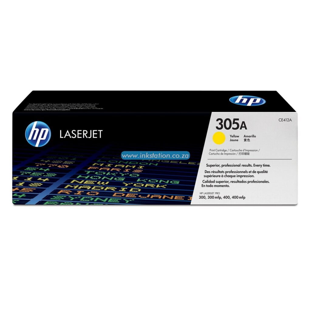 Color toner cartridge CE412A/305A Y (2600 p)