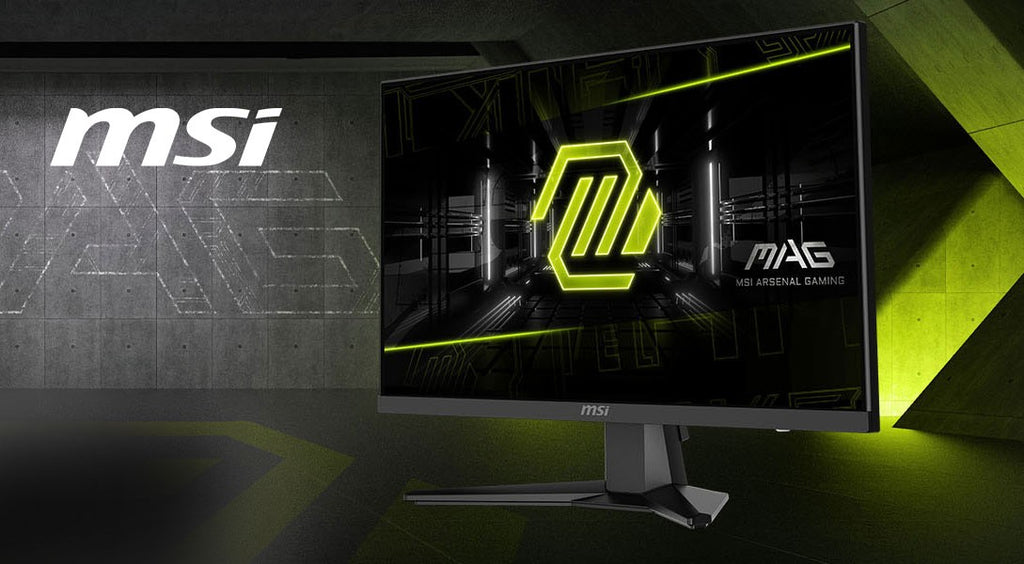 MSI MAG 244F /23.8” (60cm) / Flat / 126% SRGB / Rapid IPS /1920 x 1080 (FHD) / 300 NIT / 200Hz /178°- 178° / 1ms (MPRT) / HDR Ready / 1x DP / 1x HDMI