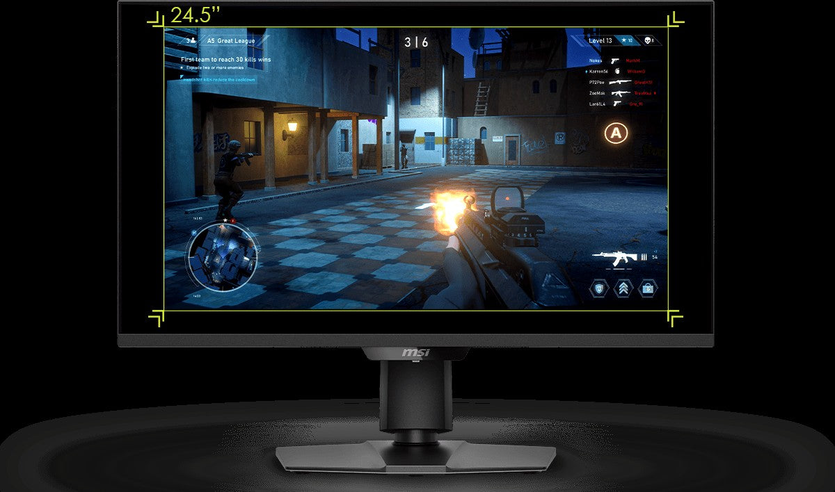 MSI MAG 274QPF X30MV 27" (69 cm) / Flat / Mini-LED /2560 x 1440 (WQHD) / HDR: 1000 cd/m² (Peak) /sRGB 124% / 300Hz /178°- 178° / 0.5ms (GtG, Min.) /Di