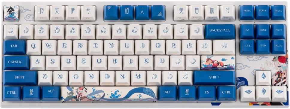 Varmilo keyboard VEA87 Lovebirds-I Cherry Mx Red Multicolor