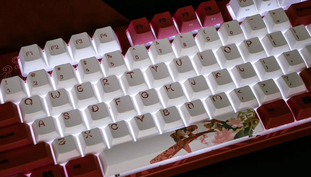 Keyboard Varmilo VEM87 Koi EC V2 Rose UA