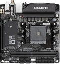 GIGABYTE Motherboard A520I AC sAM4 A520 2xDDR4 M.2 HDMI DP Wi-Fi BT mITX