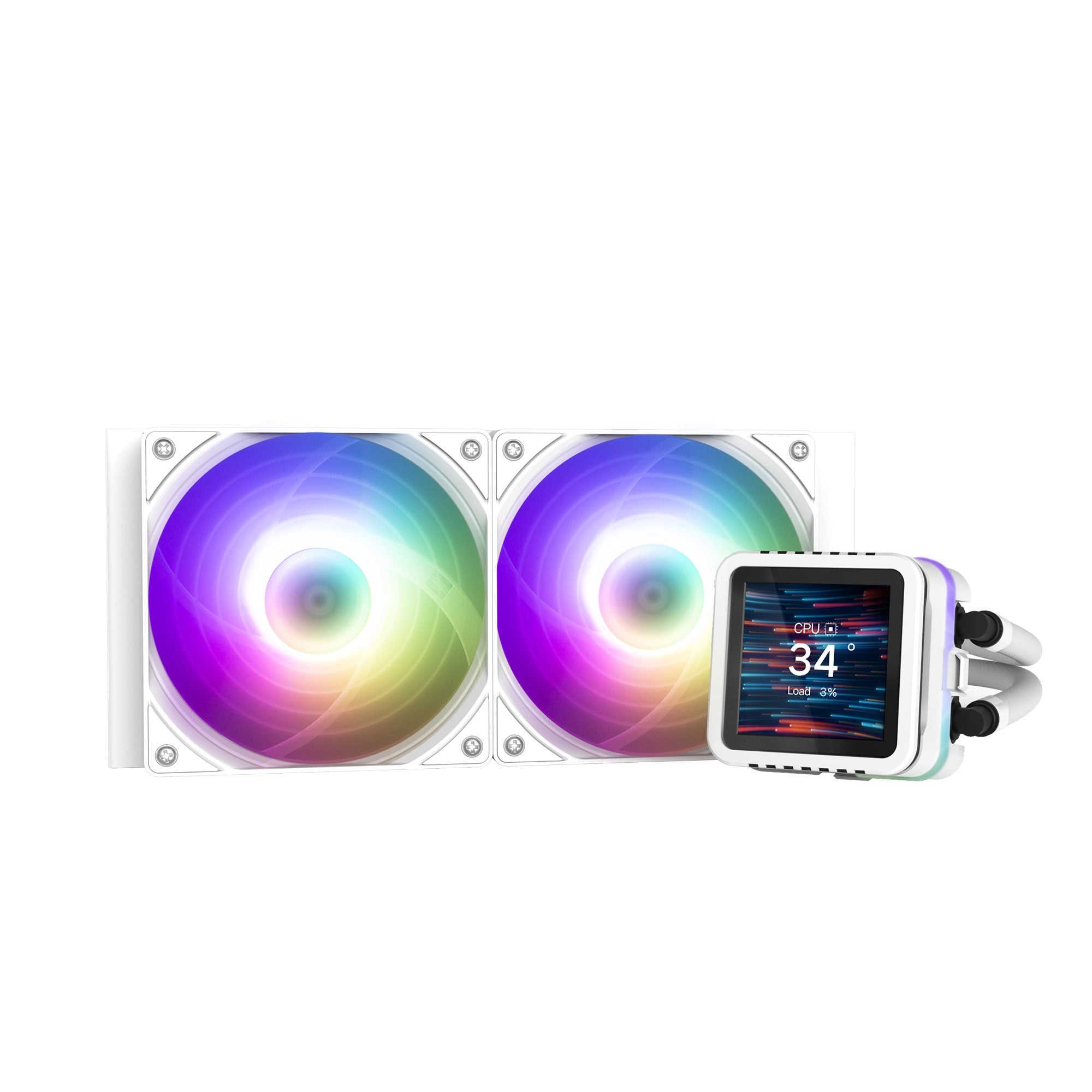 Zalman LCS Alpha 2 A24 ARGB, LGA1700, 1200, 115x, AM5, AM4, TDP 320W, white