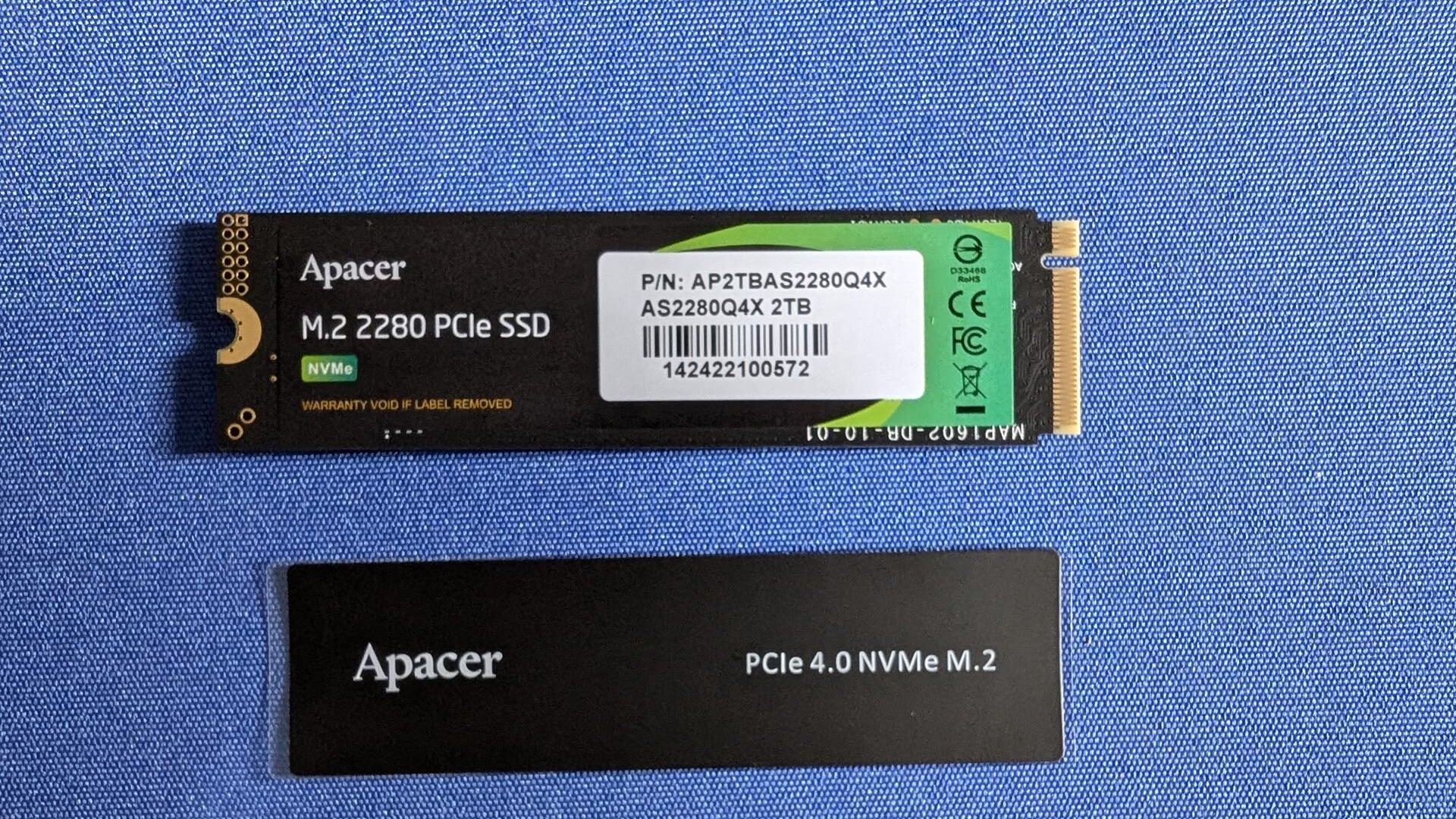 Apacer SSD M.2 2TB PCIe 4.0 Q4X