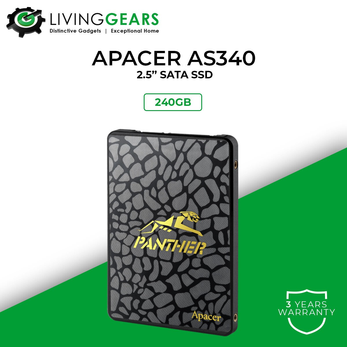 SSD Apacer 2.5" 480GB SATA AS340X