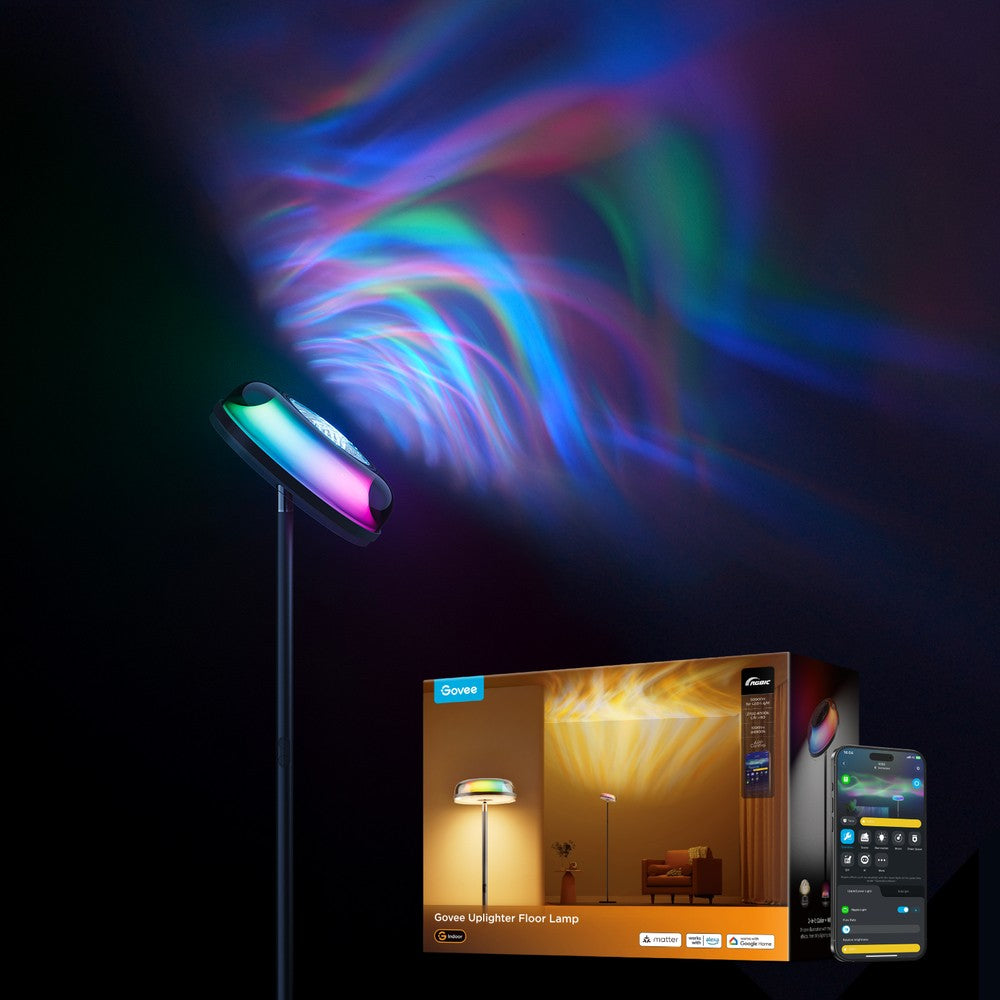 Govee H600C, E14, 5W, 450Lm, 2700K-6400K, RGBWW, WI-FI/Bluetooth, білий