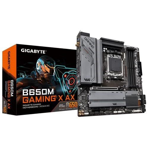 GIGABYTE Motherboard B650M A ELITE AX ICE sAM5 B650 4xDDR5 M.2 HDMI DP Wi-Fi mATX