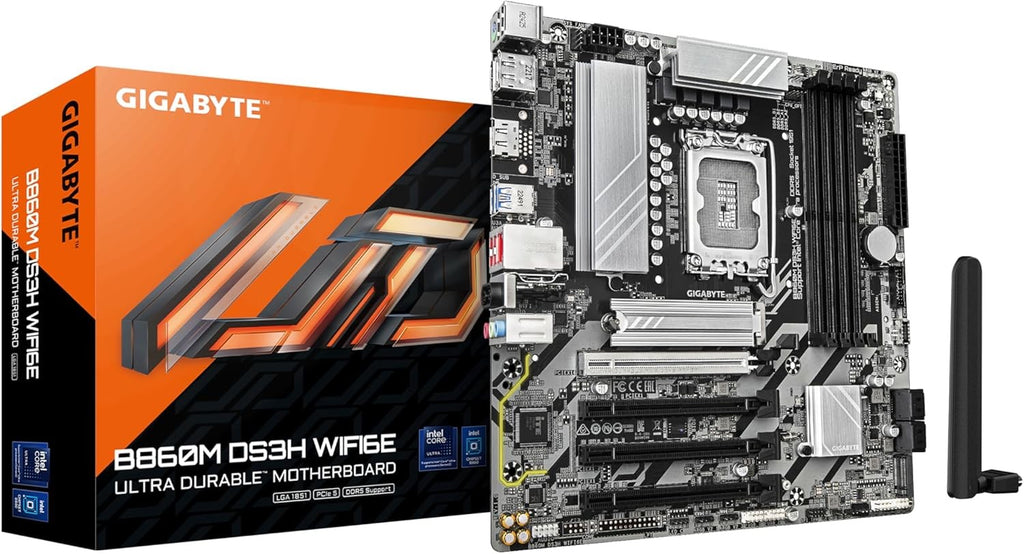 GIGABYTE Motherboard B860M D3HP sAM5 B860 4xDDR5 M.2 HDMI DP mATX