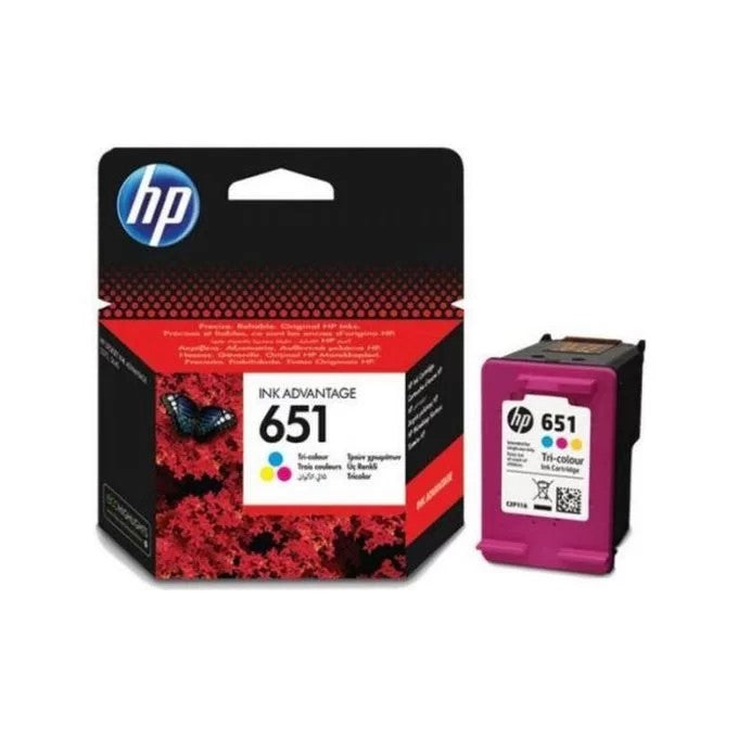 HP 651 Tri-color Original Ink Advantage Cartridge