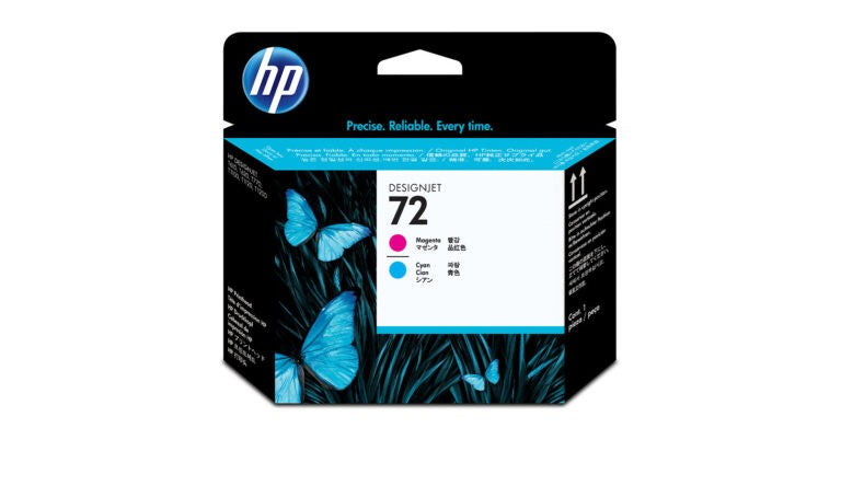 HP 72 Magenta and Cyan DesignJet Printhead