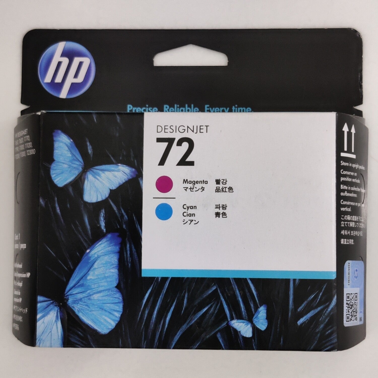 HP 72 Magenta and Cyan DesignJet Printhead