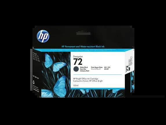 HP 72 130-ml Matte Black DesignJet Ink Cartridge