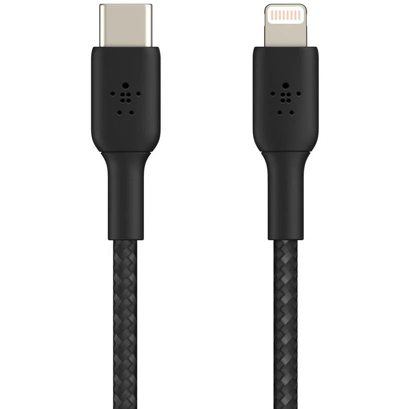 Belkin сable USB-A > Lightning charge/data, 1m, BRAIDED, black
