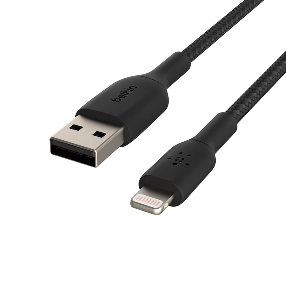 Belkin сable USB-A > Lightning charge/data, 1m, BRAIDED, white