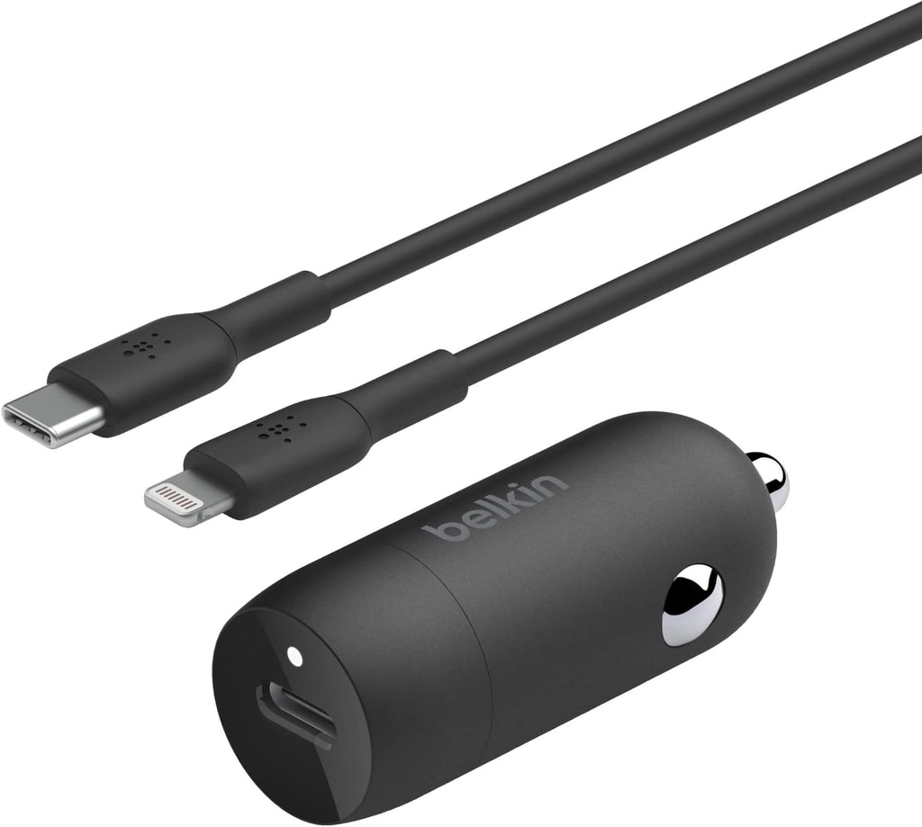 Belkin сable USB-A > Lightning charge/data, 1m, SILICONE, with clip, white