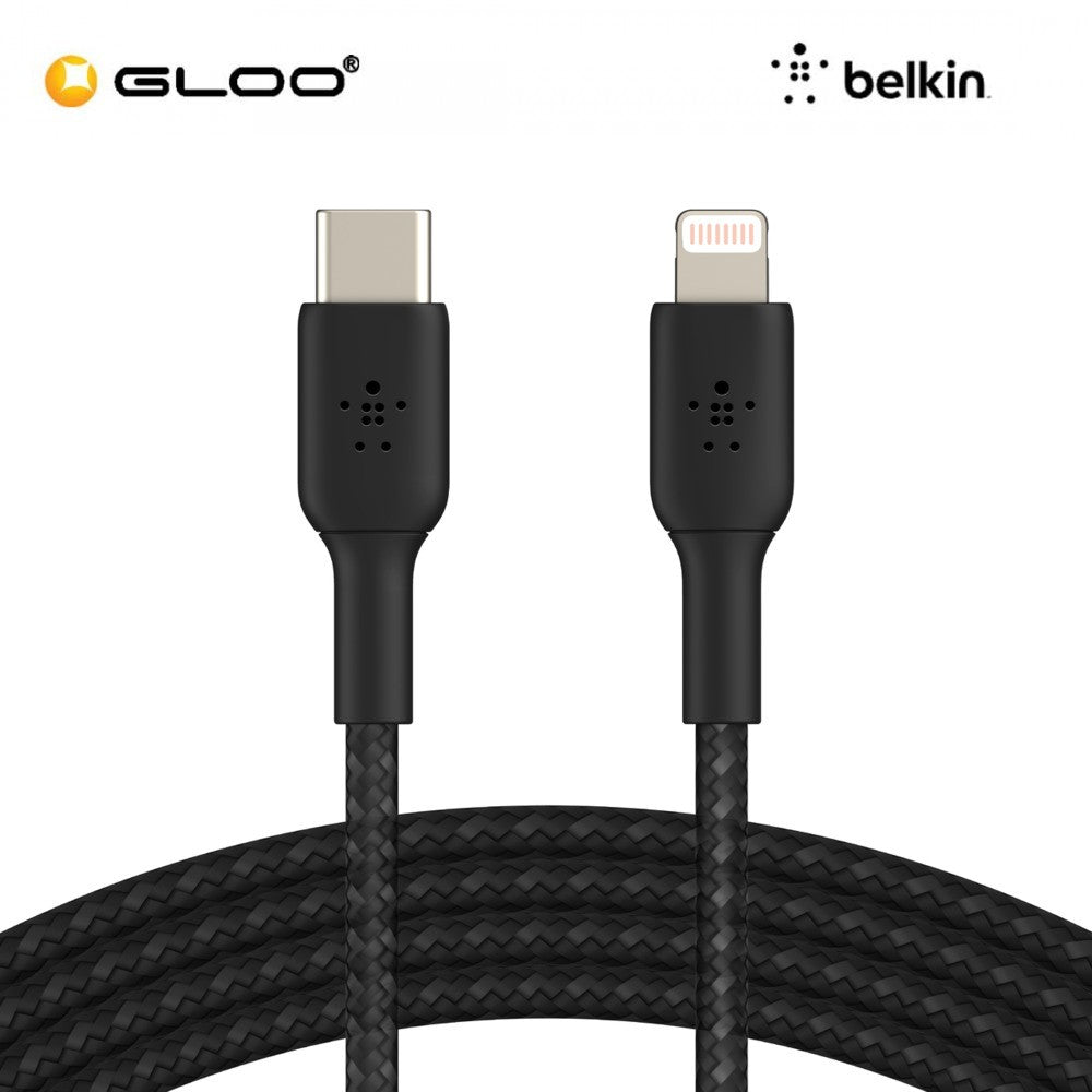 Belkin сable USB-A > Lightning charge/data, 1m, SILICONE, with clip, white