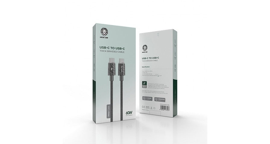 Belkin сable USB-C > USB-C charge/data, 1m, 60W, Type-C, BRAIDED, black