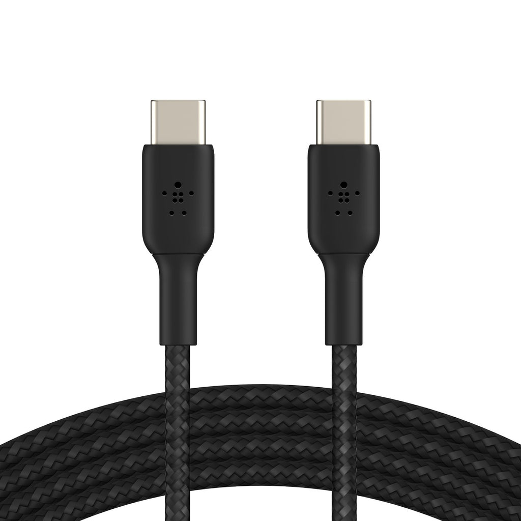 Belkin сable USB-C > USB-C charge/data, 2m, 60W, Type-C, BRAIDED, white