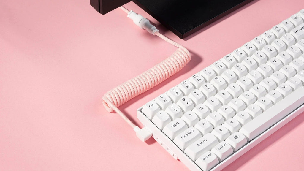 Cabel Type-A/Type-C Keychron Coiled Cable Grey