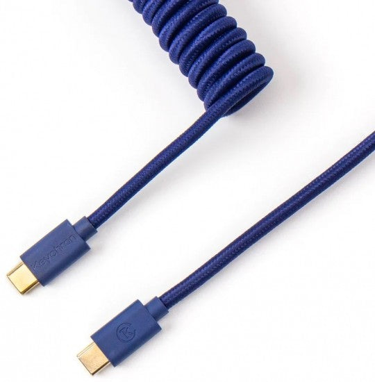 Cabel Type-A/Type-C Keychron Coiled Cable Blue