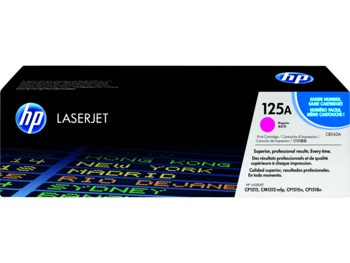 Color toner cartridge CB543A 125A M (1400 p)